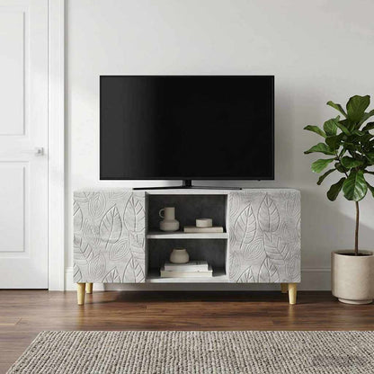 TV Cabinet 102 x 34.5 x 50 cm Concrete Grey Engineered Wood