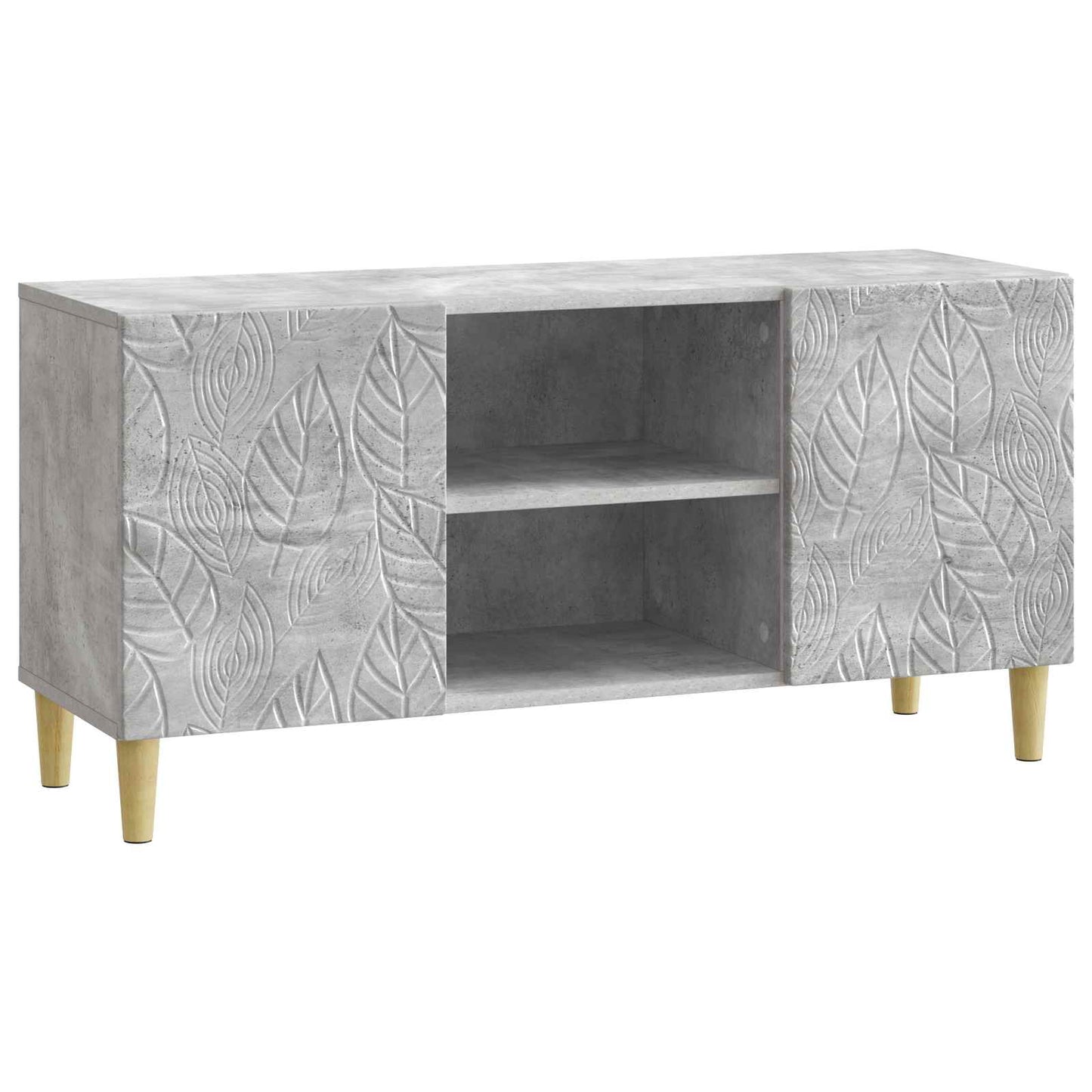 TV Cabinet 102 x 34.5 x 50 cm Concrete Grey Engineered Wood