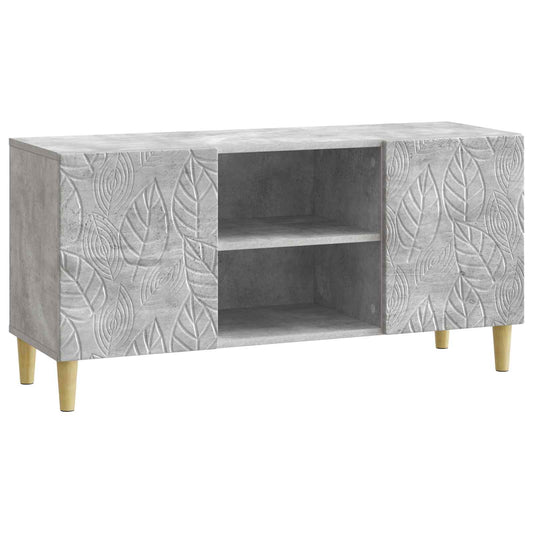 TV Cabinet 102 x 34.5 x 50 cm Concrete Grey Engineered Wood