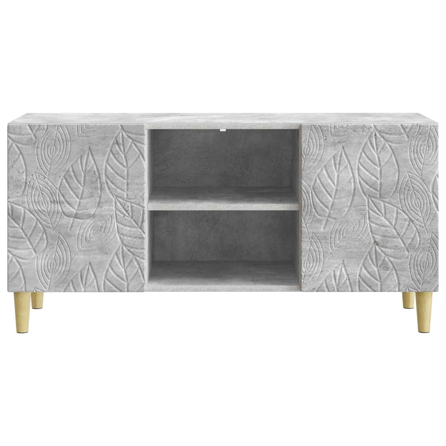 TV Cabinet 102 x 34.5 x 50 cm Concrete Grey Engineered Wood