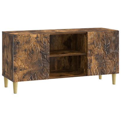 TV Cabinet 102 x 34.5 x 50 cm Smoked Oak Engineered Wood