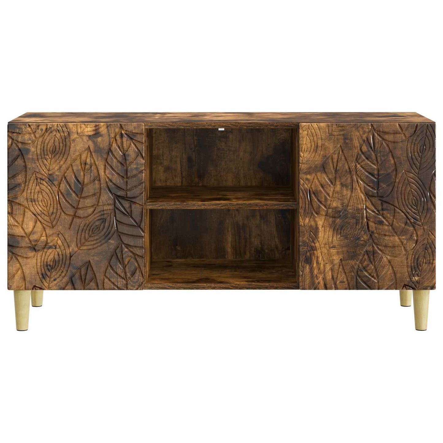 TV Cabinet 102 x 34.5 x 50 cm Smoked Oak Engineered Wood