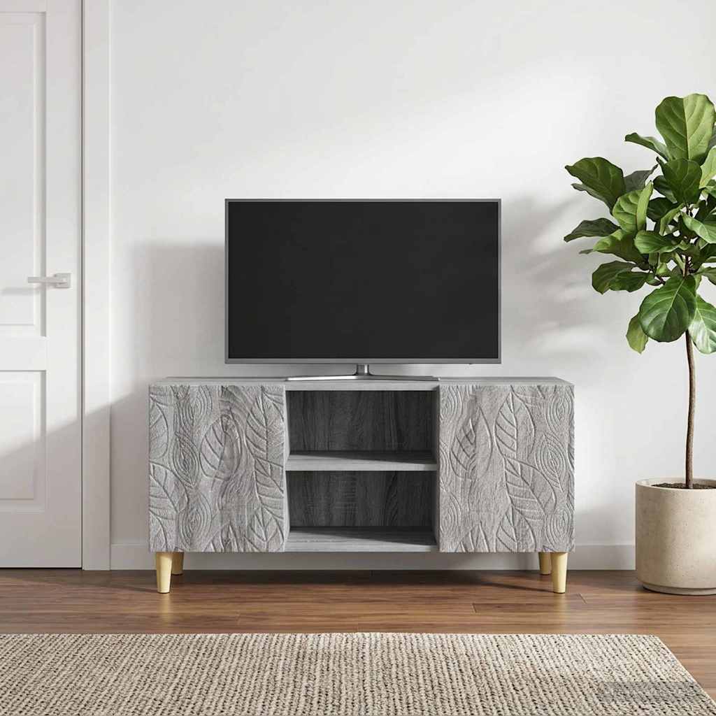 TV Cabinet 102 x 34.5 x 50 cm Grey Sonoma Engineered Wood