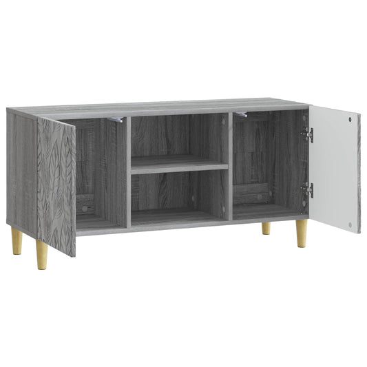 TV Cabinet 102 x 34.5 x 50 cm Grey Sonoma Engineered Wood