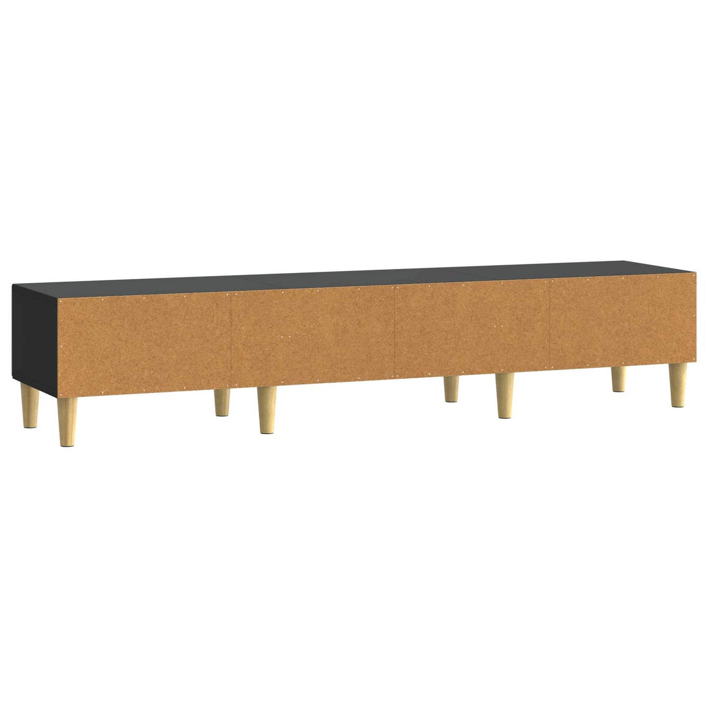 TV Cabinet 147 x 34.5 x 30 cm Black Engineered Wood