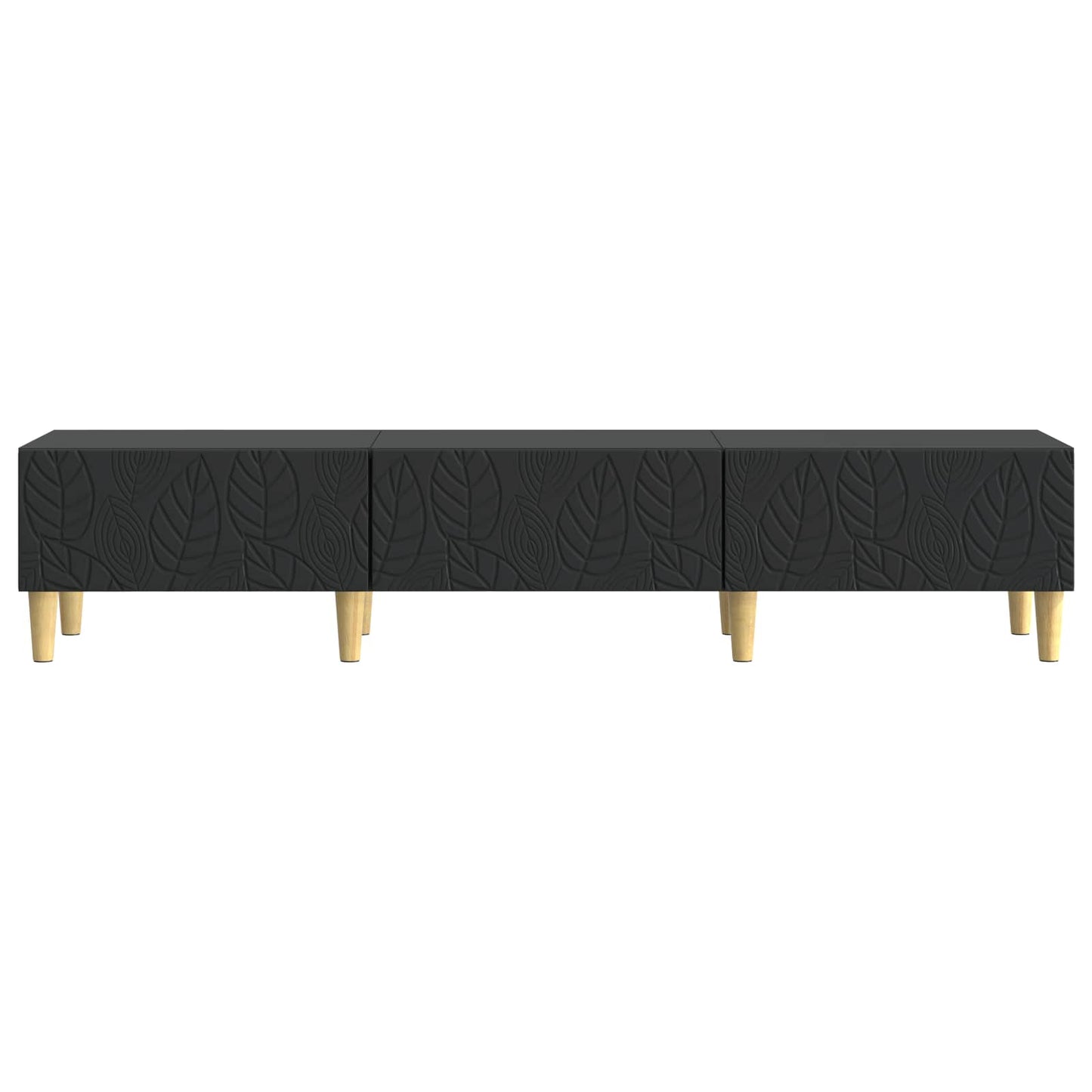 TV Cabinet 147 x 34.5 x 30 cm Black Engineered Wood