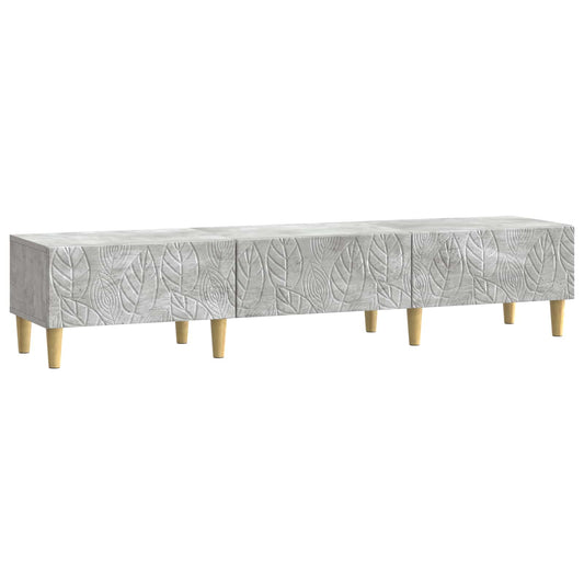 TV Cabinet 147 x 34.5 x 30 cm Concrete Grey Engineered Wood
