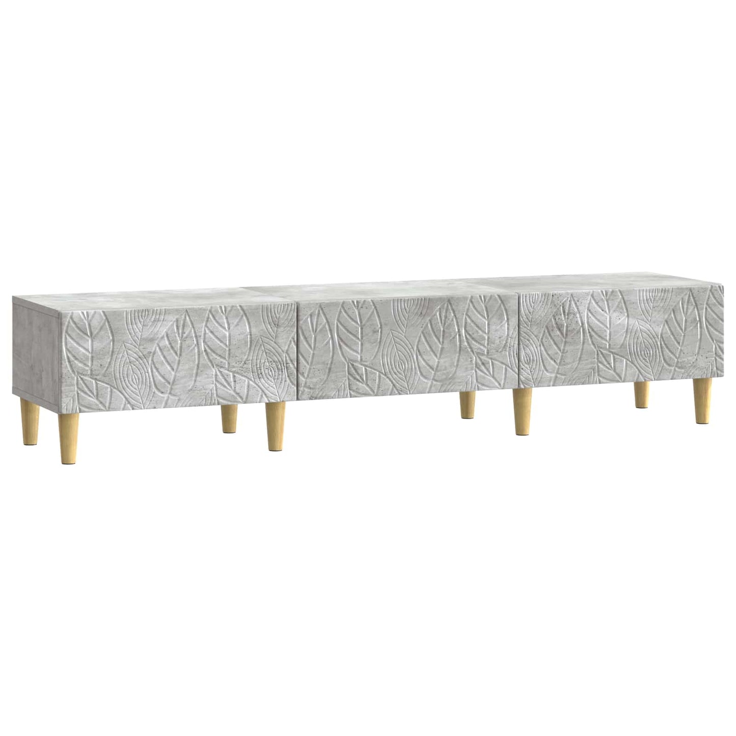 TV Cabinet 147 x 34.5 x 30 cm Concrete Grey Engineered Wood