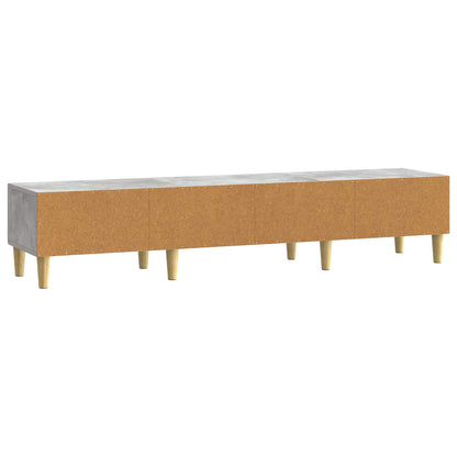 TV Cabinet 147 x 34.5 x 30 cm Concrete Grey Engineered Wood
