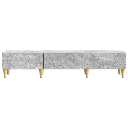 TV Cabinet 147 x 34.5 x 30 cm Concrete Grey Engineered Wood
