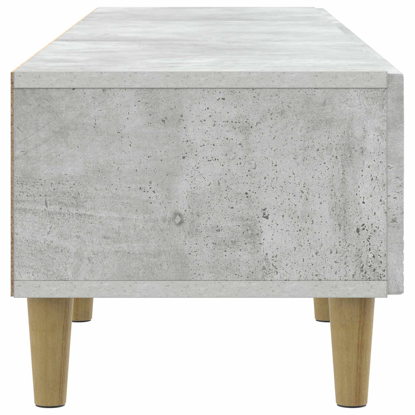 TV Cabinet 147 x 34.5 x 30 cm Concrete Grey Engineered Wood