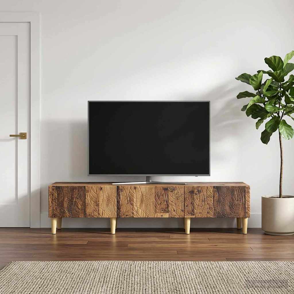 TV Cabinet 147 x 34.5 x 30 cm Old Wood Engineered Wood