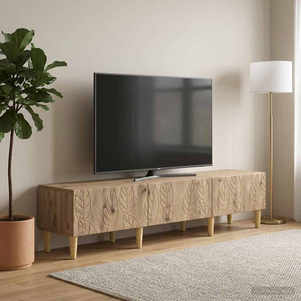 TV Cabinet 147 x 34.5 x 30 cm Artisan Oak Engineered Wood