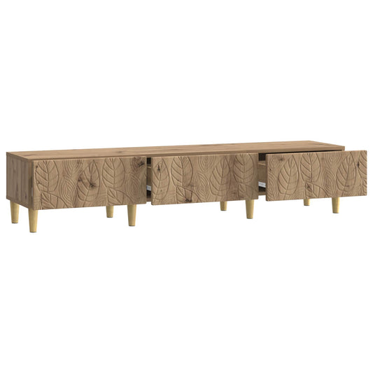 TV Cabinet 147 x 34.5 x 30 cm Artisan Oak Engineered Wood