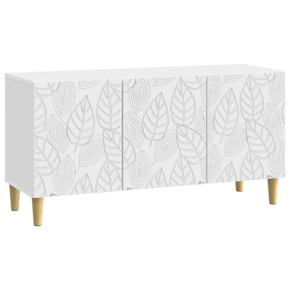 TV Cabinet 99 x 34.5 x 50 cm White Engineered Wood