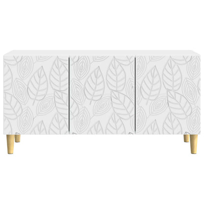 TV Cabinet 99 x 34.5 x 50 cm White Engineered Wood