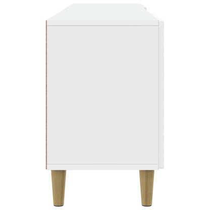 TV Cabinet 99 x 34.5 x 50 cm White Engineered Wood