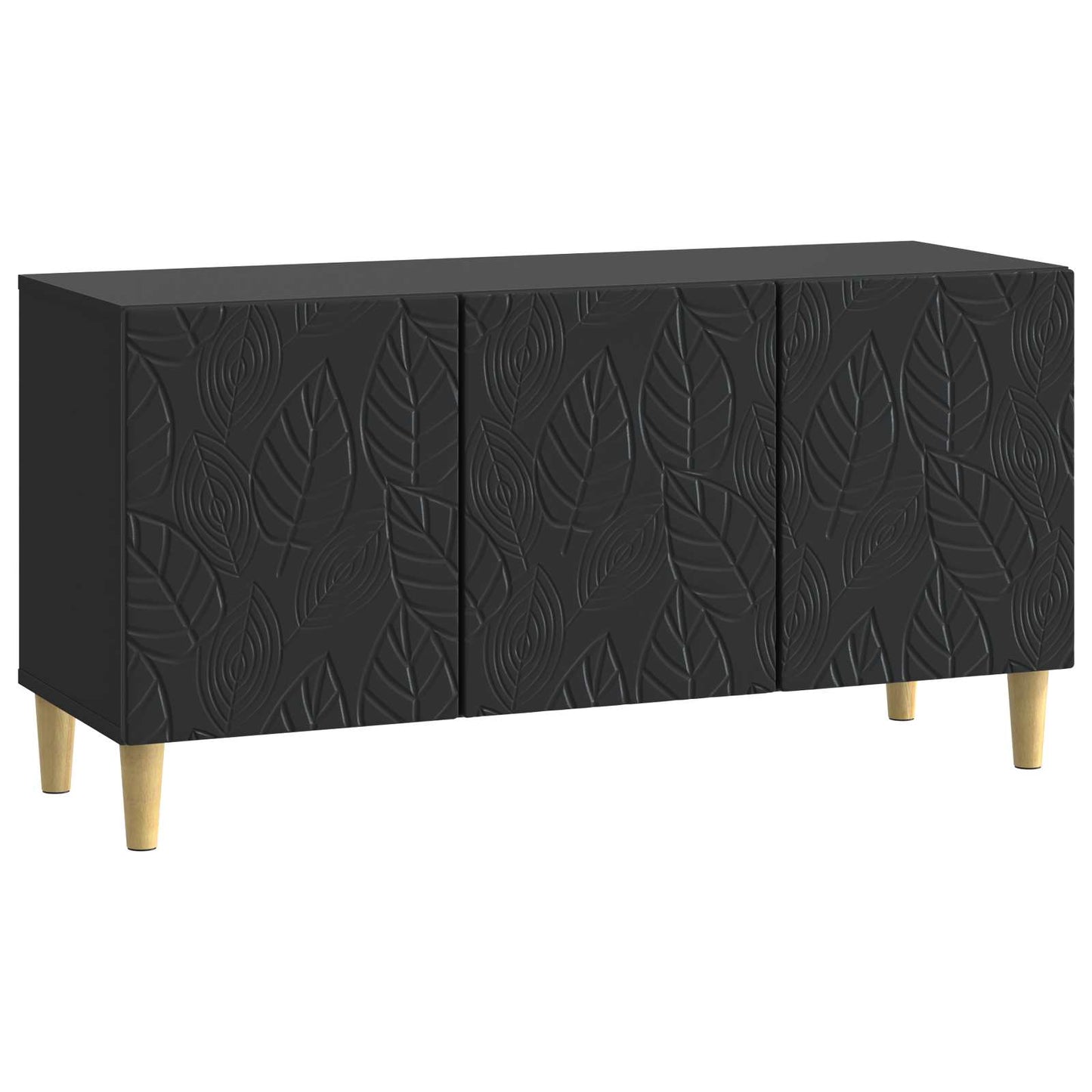 TV Cabinet 99 x 34.5 x 50 cm Black Engineered Wood