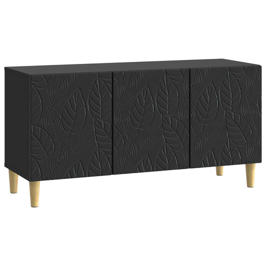 TV Cabinet 99 x 34.5 x 50 cm Black Engineered Wood