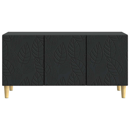 TV Cabinet 99 x 34.5 x 50 cm Black Engineered Wood