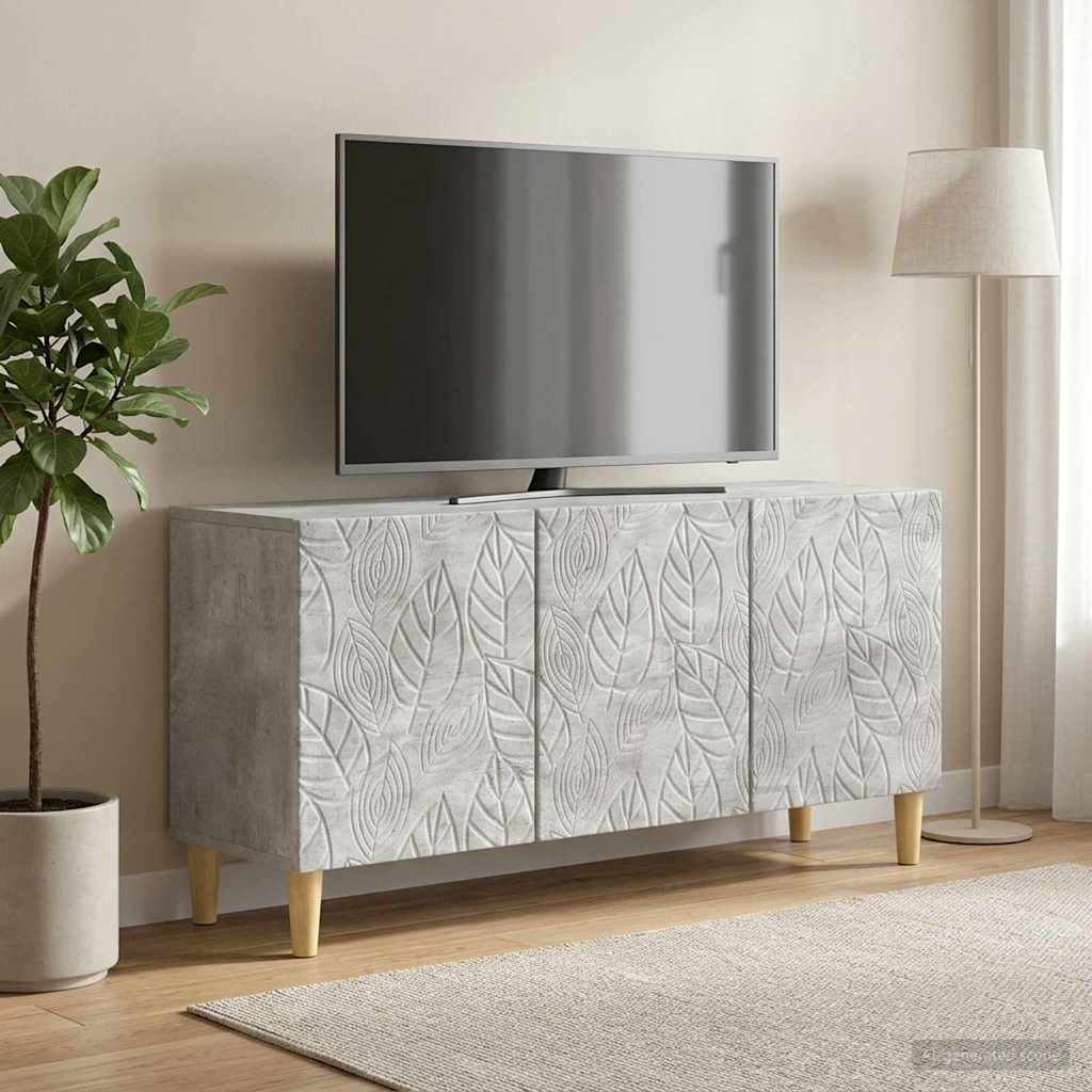 TV Cabinet 99 x 34.5 x 50 cm Concrete Grey Engineered Wood