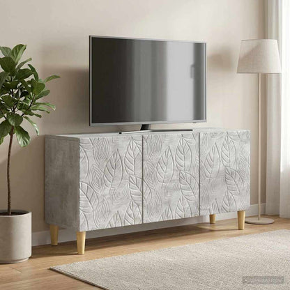 TV Cabinet 99 x 34.5 x 50 cm Concrete Grey Engineered Wood