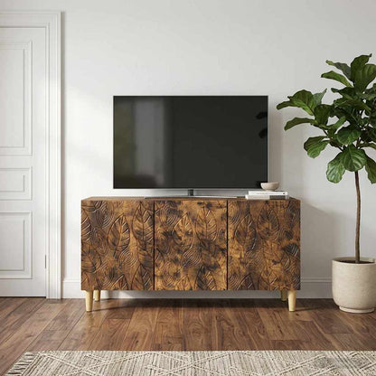 TV Cabinet 99 x 34.5 x 50 cm Smoked Oak Engineered Wood