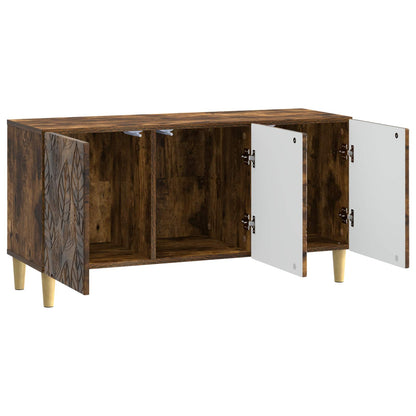 TV Cabinet 99 x 34.5 x 50 cm Smoked Oak Engineered Wood