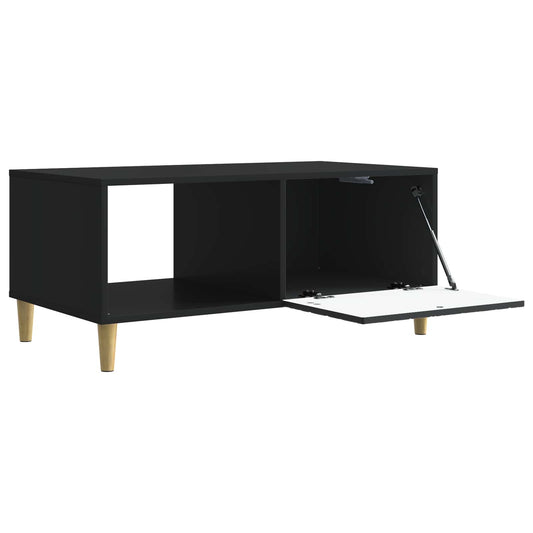 Coffee Table Black 90 x 50 x 40 cm Engineered Wood