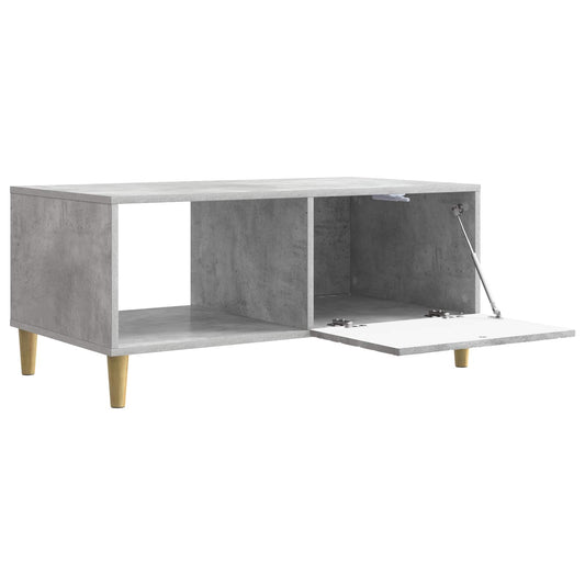 Coffee Table Concrete Grey 90 x 50 x 40 cm Engineered Wood