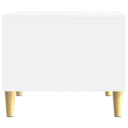 Coffee Table High Gloss White 90 x 50 x 40 cm Engineered Wood