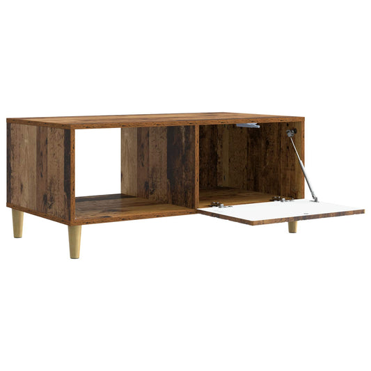 Coffee Table Old Wood 90 x 50 x 40 cm Engineered Wood