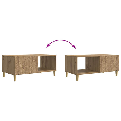 Coffee Table Artisan Oak 90 x 50 x 40 cm Engineered Wood