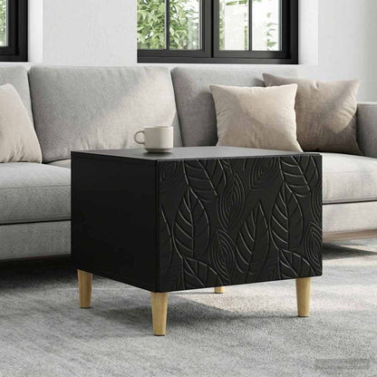 Coffee Table Black 50 x 49 x 40 cm Engineered Wood