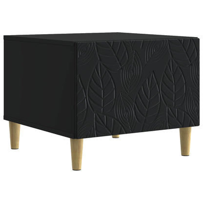 Coffee Table Black 50 x 49 x 40 cm Engineered Wood