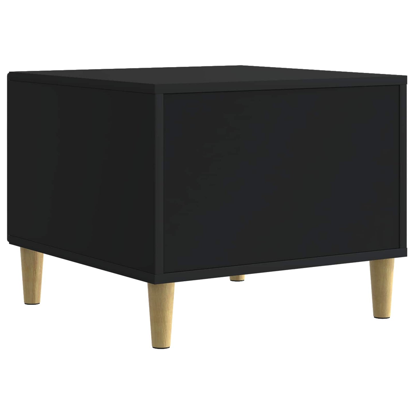 Coffee Table Black 50 x 49 x 40 cm Engineered Wood