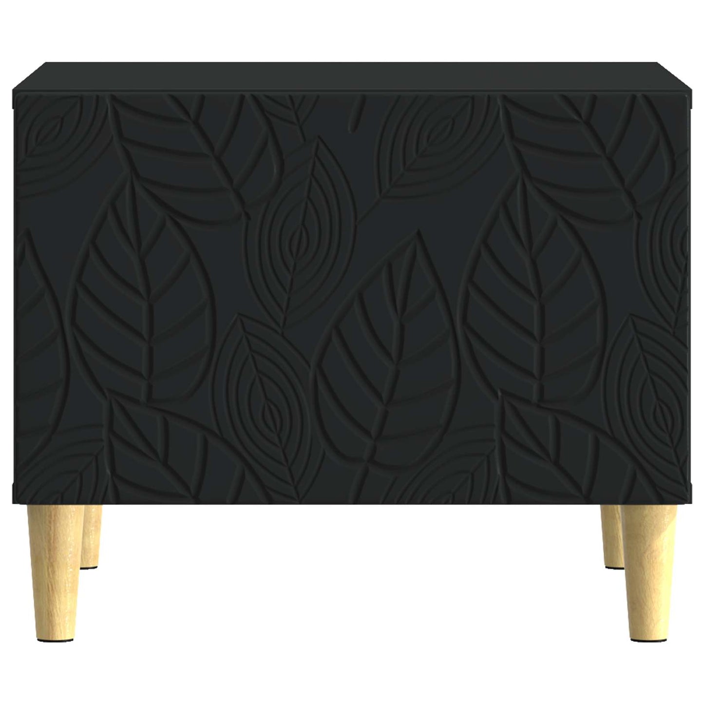 Coffee Table Black 50 x 49 x 40 cm Engineered Wood