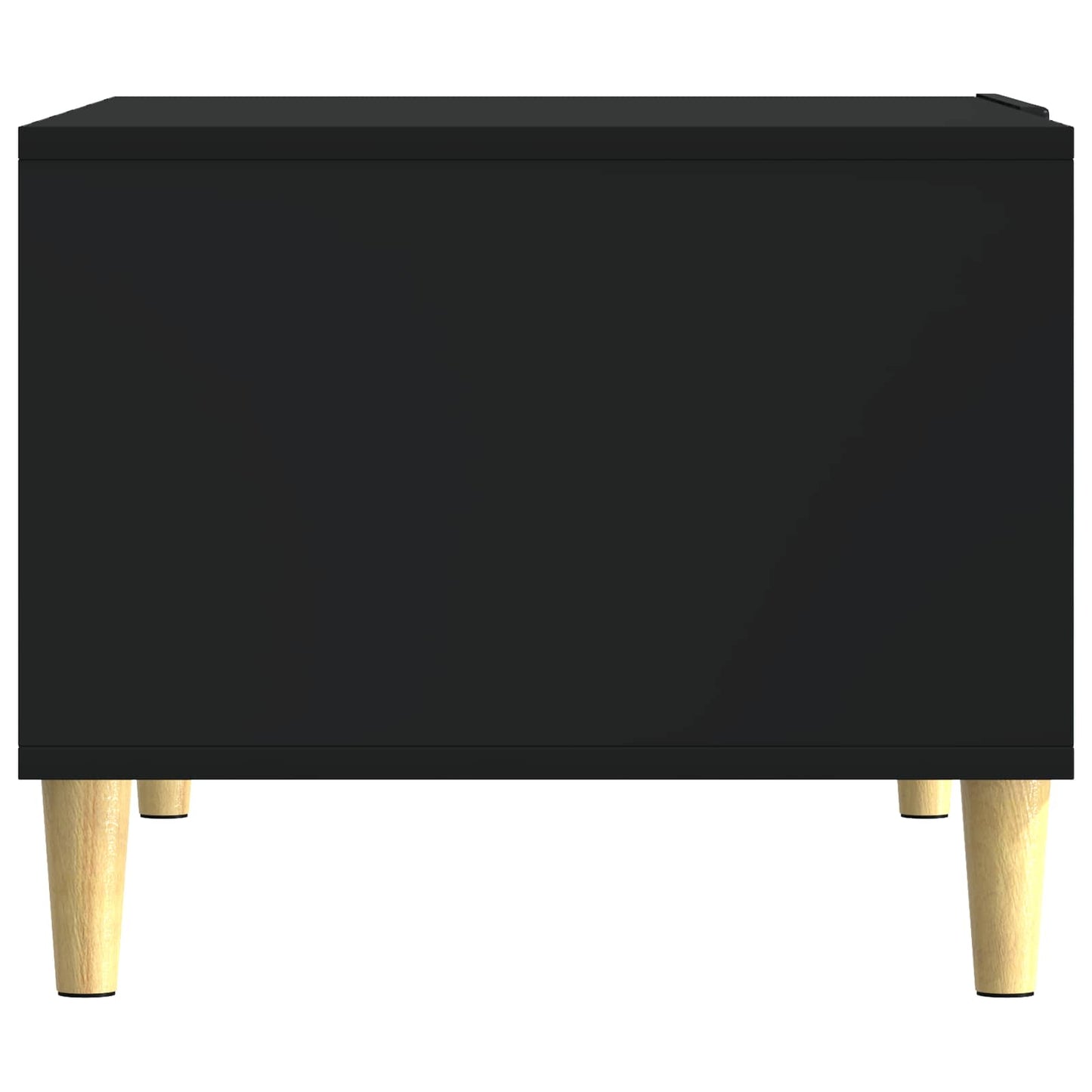 Coffee Table Black 50 x 49 x 40 cm Engineered Wood