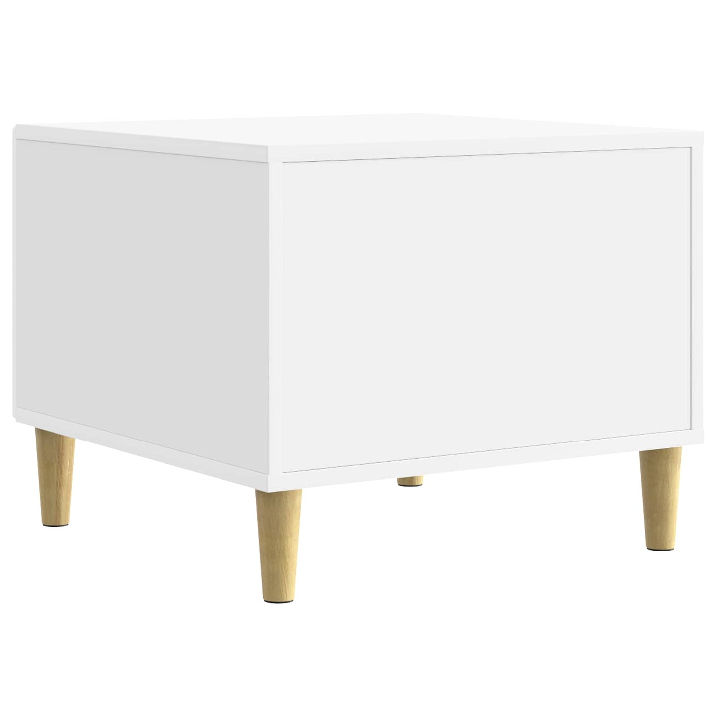 Coffee Table High Gloss White 50 x 49 x 40 cm Engineered Wood