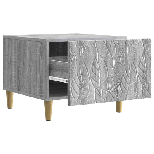 Coffee Table Grey Sonoma 50 x 49 x 40 cm Engineered Wood
