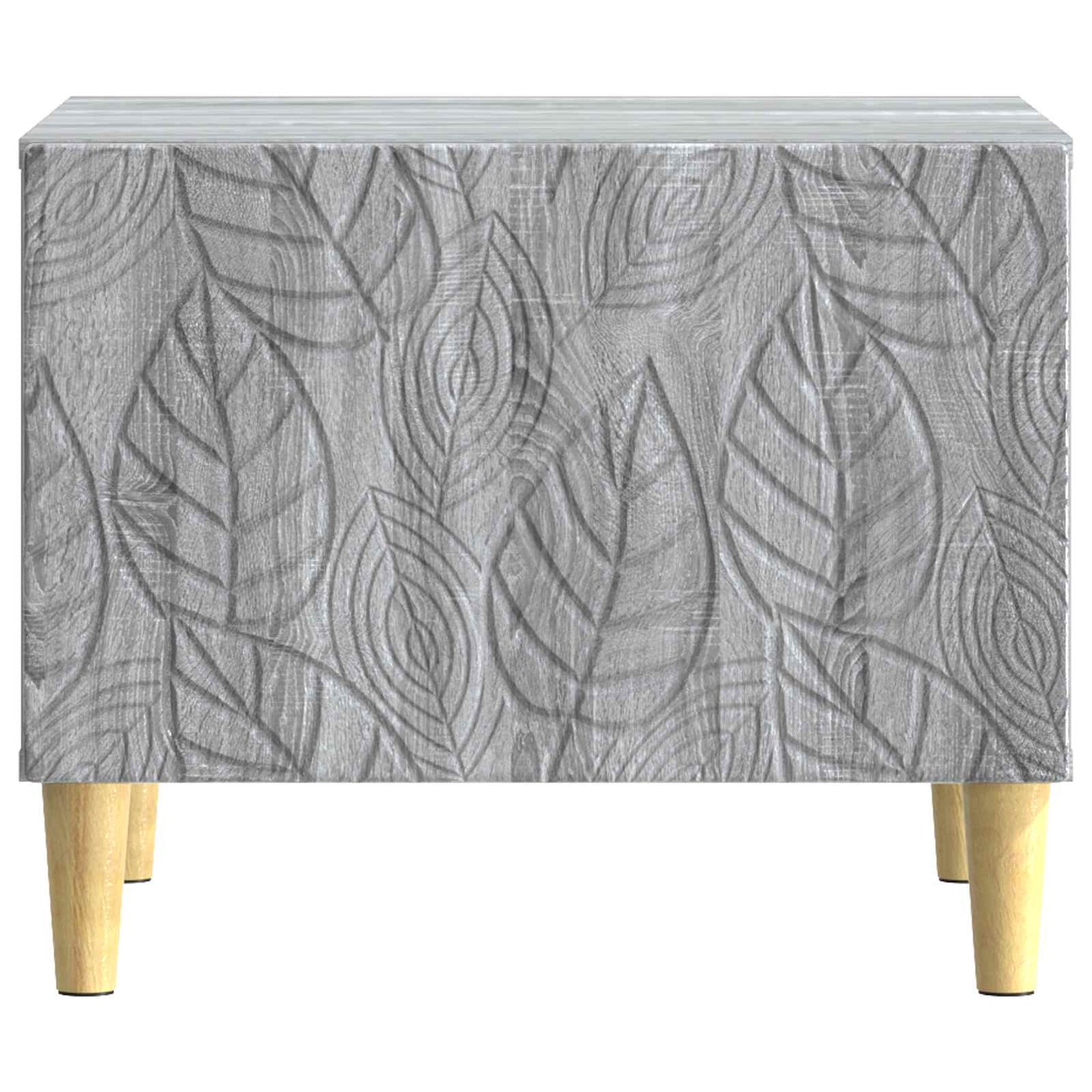 Coffee Table Grey Sonoma 50 x 49 x 40 cm Engineered Wood