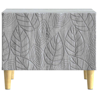 Coffee Table Grey Sonoma 50 x 49 x 40 cm Engineered Wood