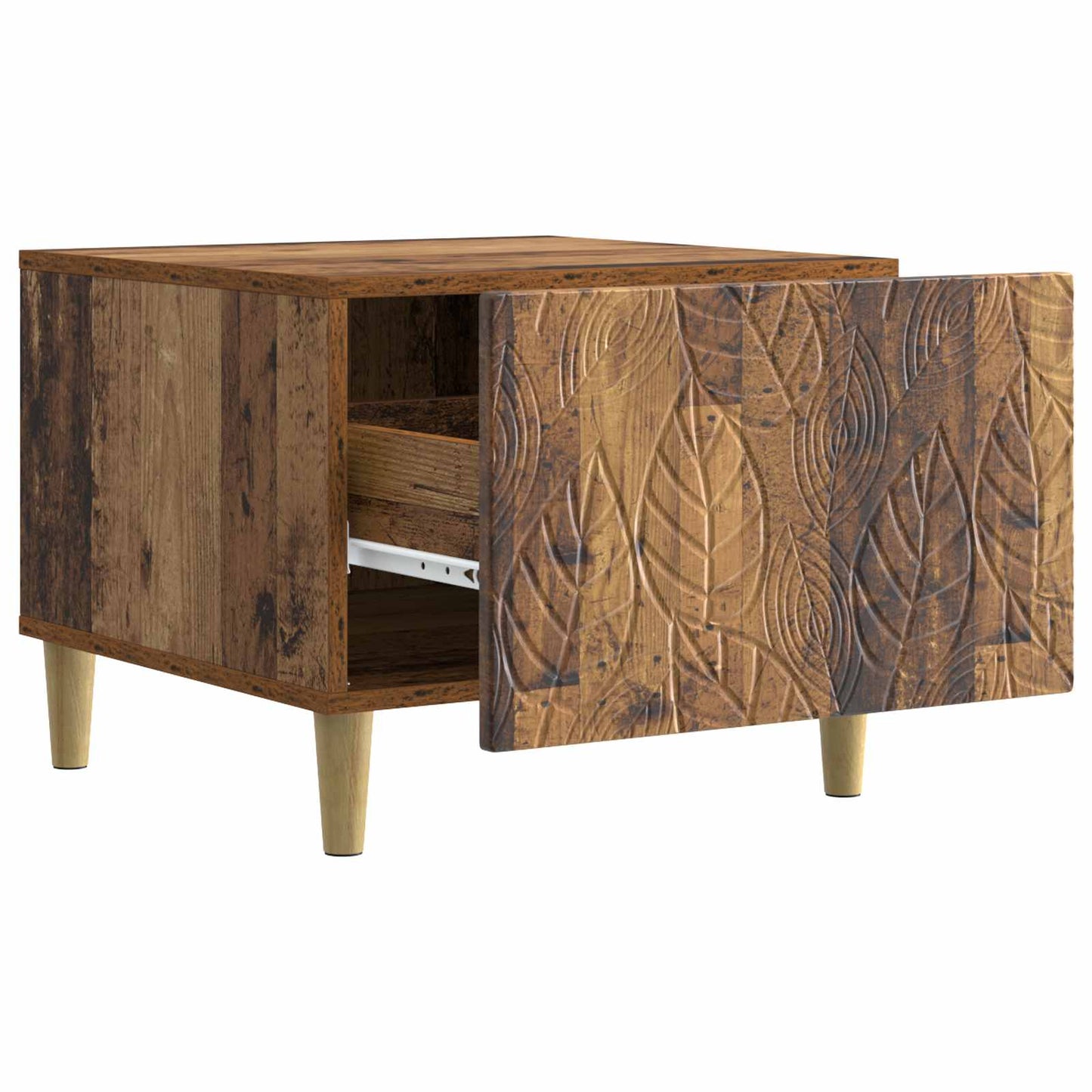 Coffee Table Old Wood 50 x 49 x 40 cm Engineered Wood