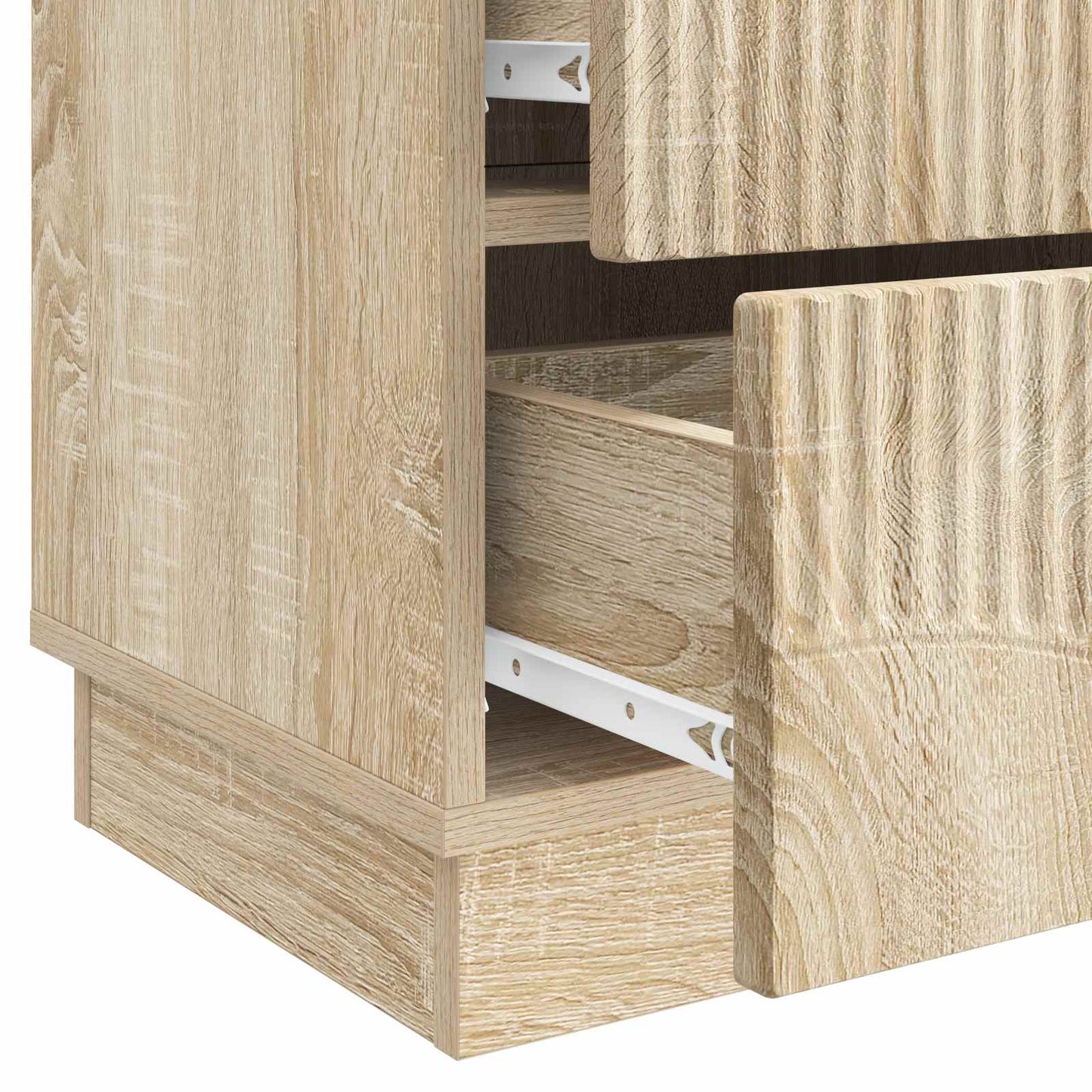 Bedside Cabinet 2 pcs Sonoma Oak 43 x 34.5 x 44.5 cm