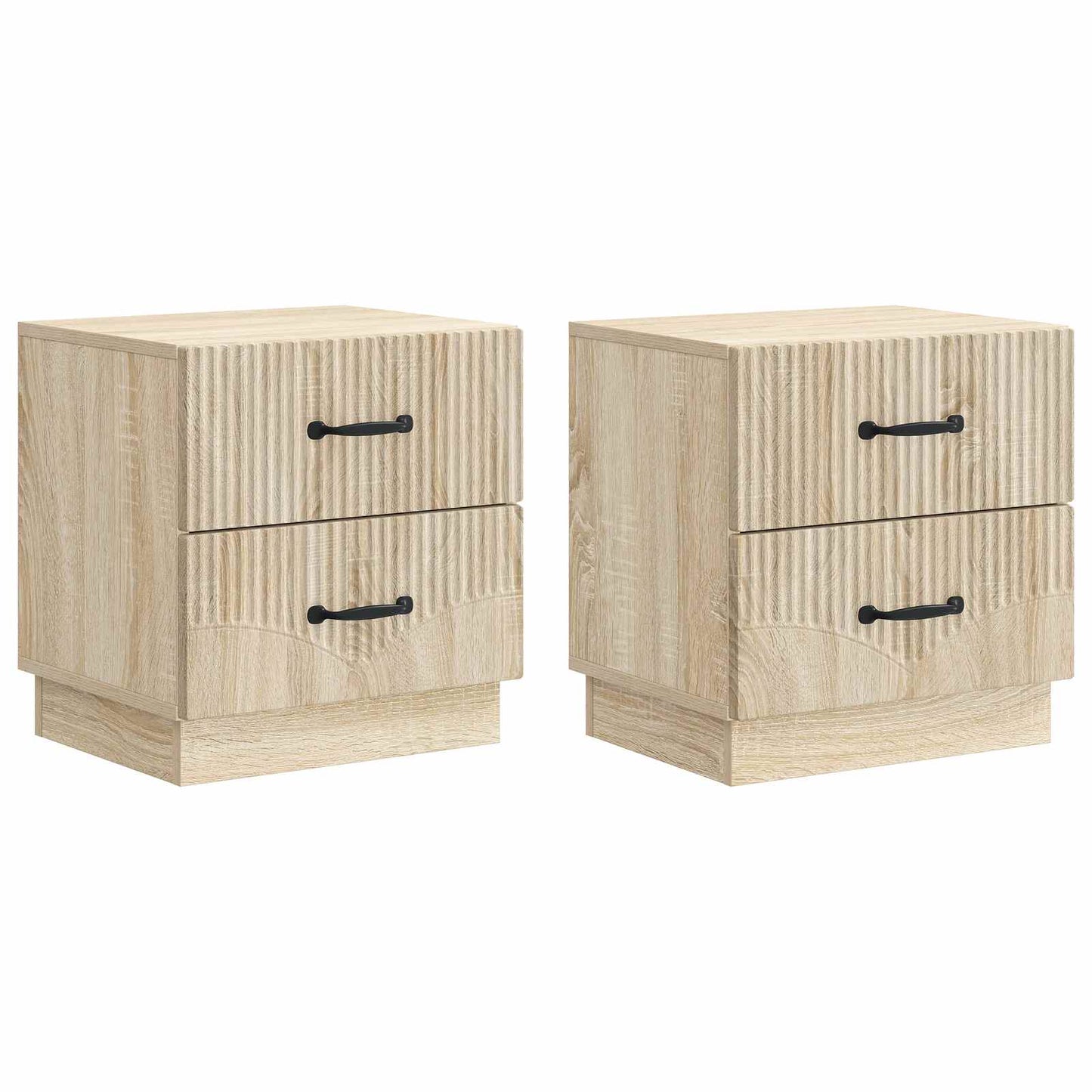 Bedside Cabinet 2 pcs Sonoma Oak 43 x 34.5 x 44.5 cm