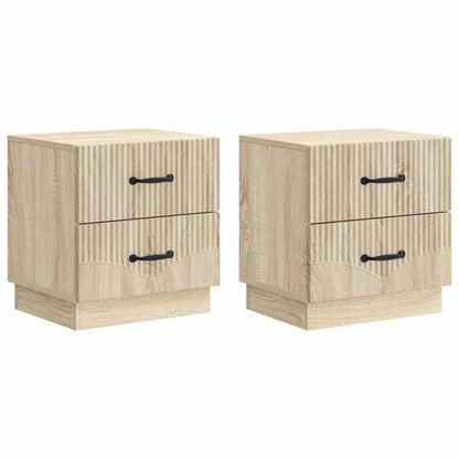 Bedside Cabinet 2 pcs Sonoma Oak 43 x 34.5 x 44.5 cm
