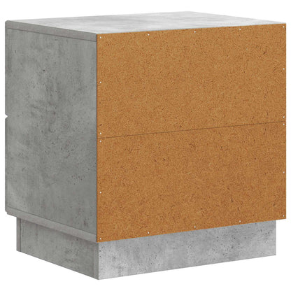 Bedside Cabinet 2 pcs Concrete Grey 43 x 34.5 x 44.5 cm