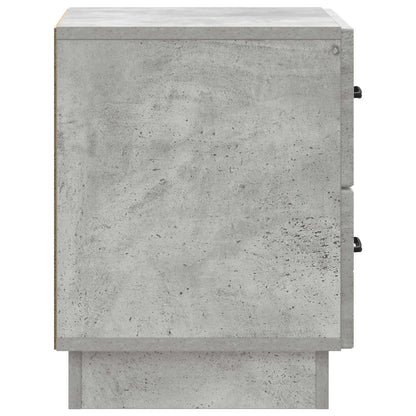 Bedside Cabinet 2 pcs Concrete Grey 43 x 34.5 x 44.5 cm