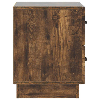 Bedside Cabinet Smoked Oak 43 x 34.5 x 44.5 cm Engineered Wood