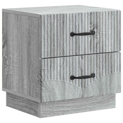 Bedside Cabinet 2 pcs Grey Sonoma 43 x 34.5 x 44.5 cm